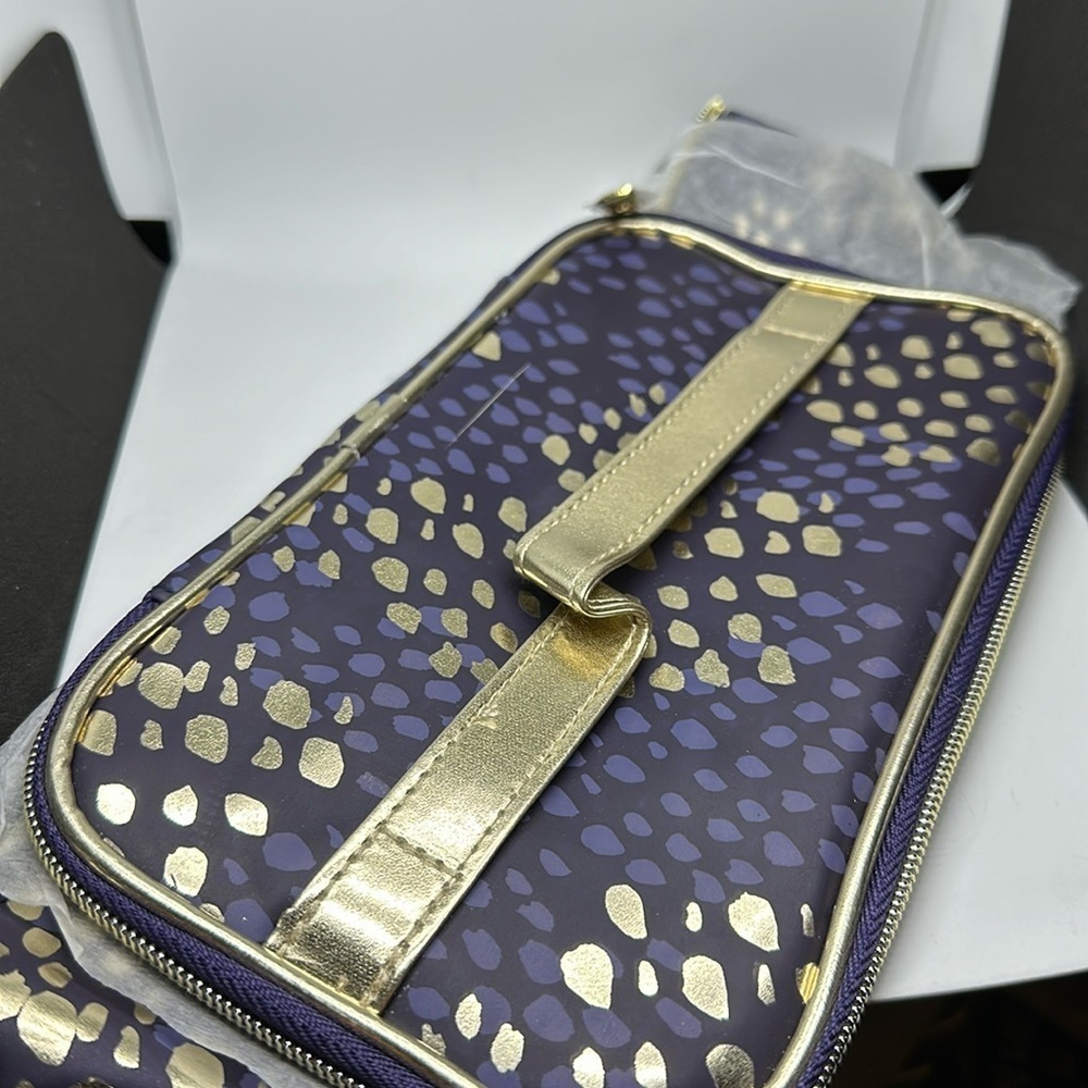 Monat Make Up Bag NIP see pics- ( scratch? ) on top